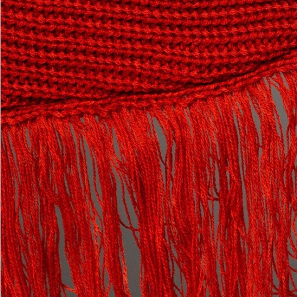 *24 HOUR SALE* All The Rage Rust Fringe Sleeve Sweater - Picture 5 of 13